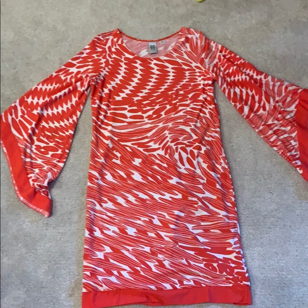 Red and white Marc Bouwer dress XS